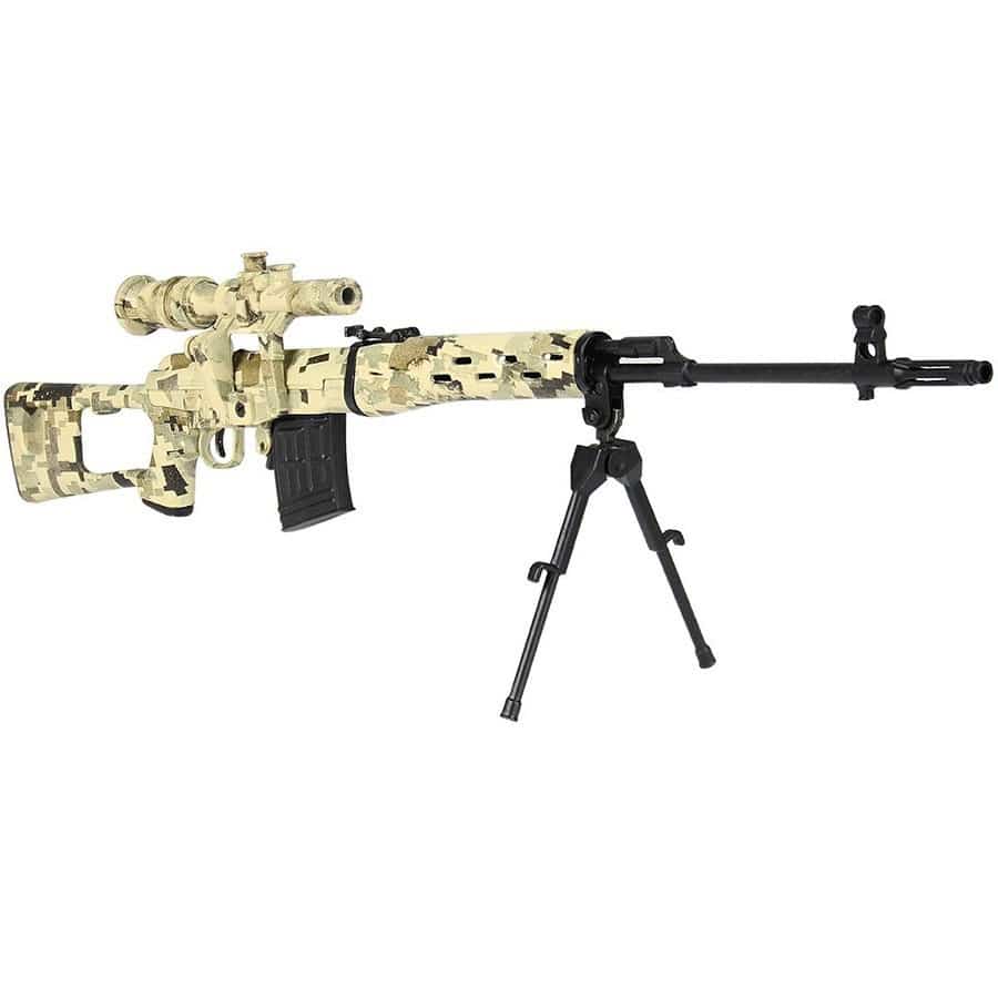 Rifle Sniper L96 Camuflado Miniatura Metálica - Arsenal Guns