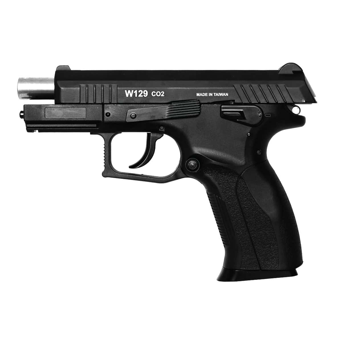 Pistola Airgun CZ300 W129 Slide Metal Co2 4,5mm Super Kit