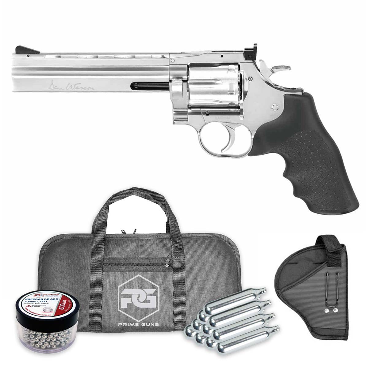 Quadro Arma Revolver Smith E Wesson 19 Calibre 357 Magnum