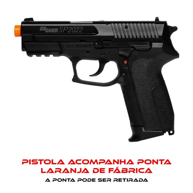 Arminha Rifle Pistola Revolver De Brinquedo Kit Com 3 Arma laranja