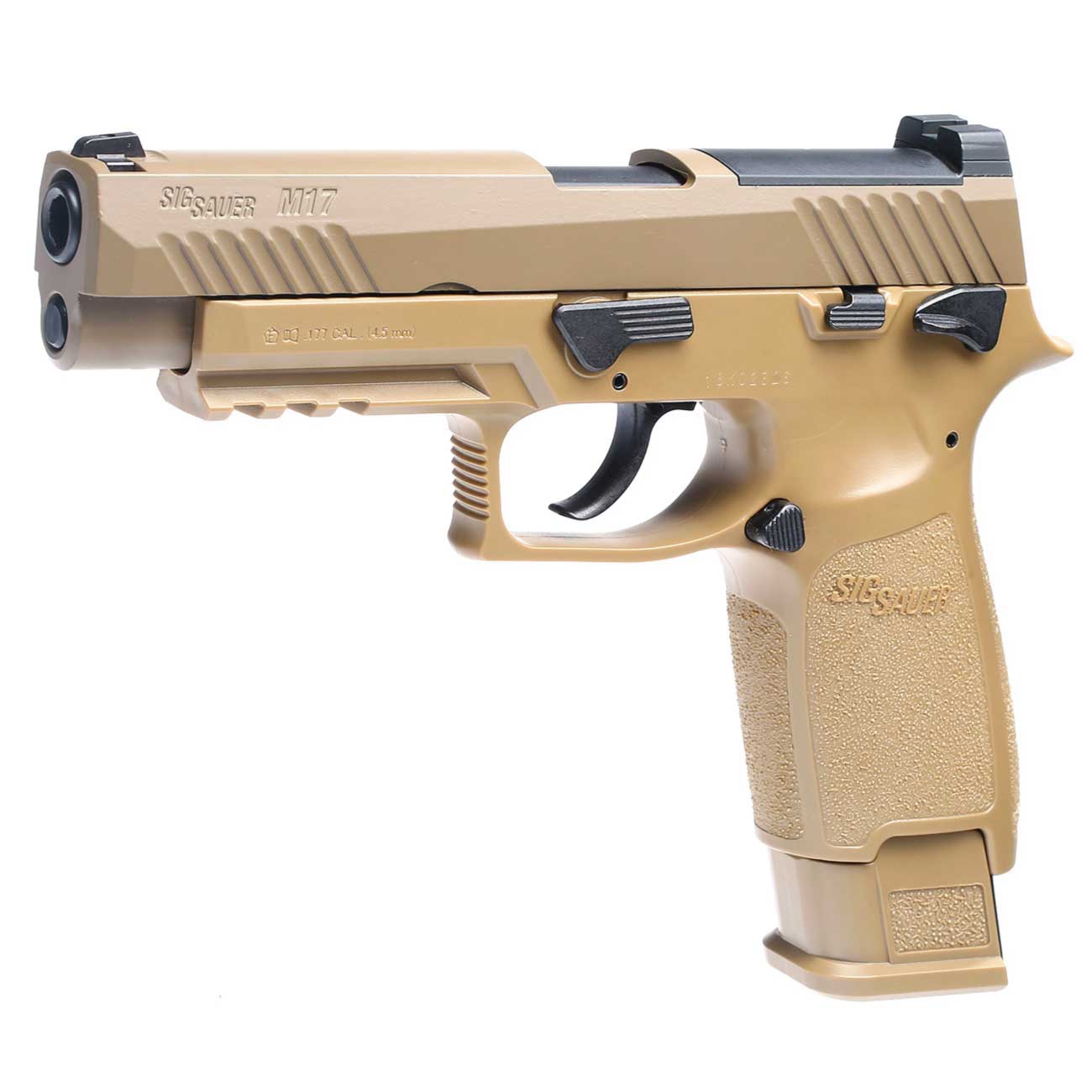 Pistola Sig Sauer P320 M17 TAN Co2 Chumbinho 4,5mm