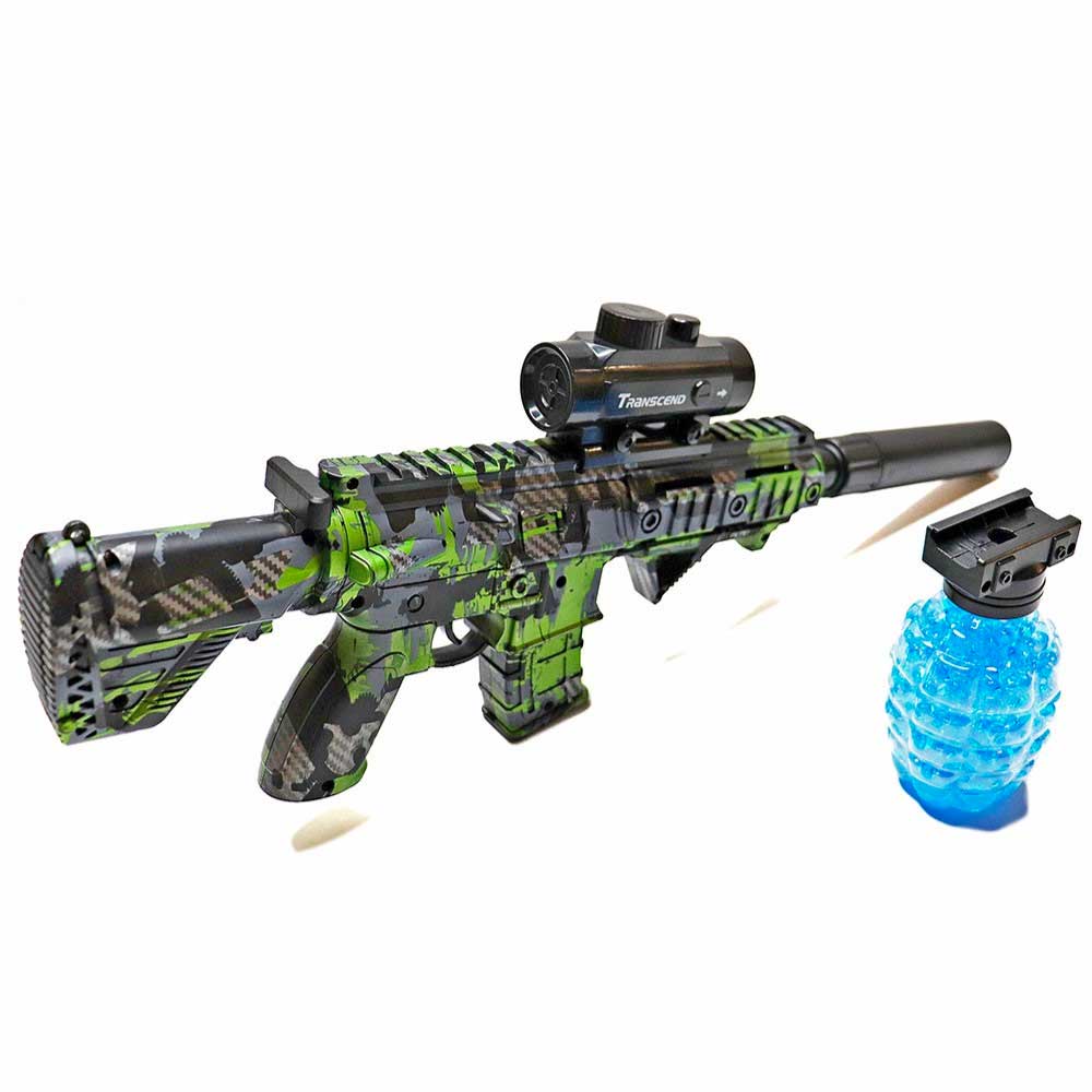 Arma De Brinquedo Sniper Grande 50cm Lança Bolinha De Gel