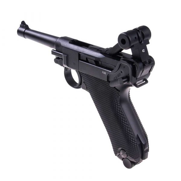 Pistola Airgun Luger P08 Blowback Co2 4,5mm Umarex Kit