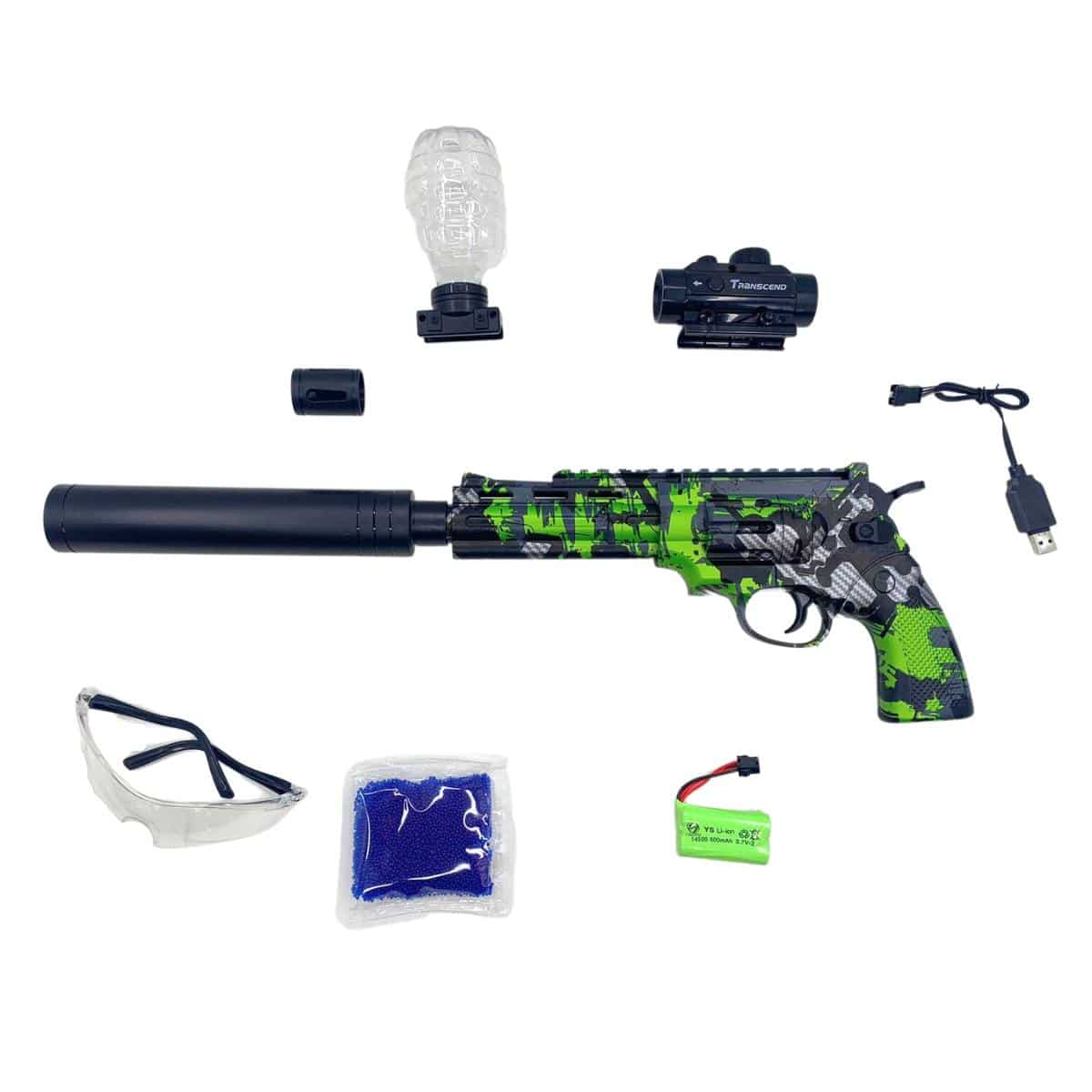 Gel Blaster Rifle AKM Elétrico de Bolinhas de GEL Orbeez - Airsoft